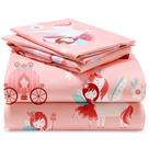 Conjunto de lençóis infantis Joiedomi Princess Unicorn de microfibra de 4 peças Conjunto de lençóis infantis Joiedomi Princess Unicorn de microfibra de 4 peças