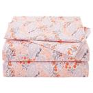 Conjunto de lençóis JSD Pink Paisley Floral Queen Size 4 peças Conjunto de lençóis JSD Pink Paisley Floral Queen Size 4 peças