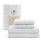 Conjunto de lençóis LANE LINEN 100% algodão orgânico Queen Size - cinza