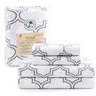 Conjunto de lençóis LANE LINEN 100% algodão orgânico, tamanho duplo, 3 peças Conjunto de lençóis LANE LINEN 100% algodão orgânico, tamanho duplo, 3 peças