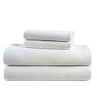 Conjunto de lençóis LANE LINEN 100% algodão queen size flanela branca