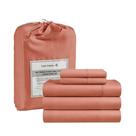 Conjunto de lençóis LANE LINEN Split King 100% algodão 450 TC Rose Dawn Conjunto de lençóis LANE LINEN Split King 100% algodão 450 TC Rose Dawn