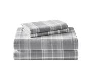 Conjunto de lençóis Laura Ashley Cotton Flannel Mulholland Plaid Conjunto de lençóis Laura Ashley Cotton Flannel Mulholland Plaid