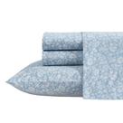 Conjunto de lençóis Laura Ashley Cotton Percale Heirloom Ditzy Blue