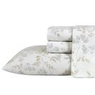 Conjunto de lençóis Laura Ashley Home Fawna Cotton Flannel Queen