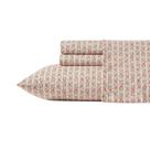 Conjunto de lençóis Laura Ashley Marta Stripe rosa algodão percal