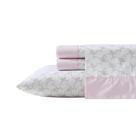 Conjunto de lençóis Laura Ashley Percale Cotton 200TC King Pink