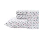Conjunto de lençóis Laura Ashley Twin XL de algodão supermacio percal
