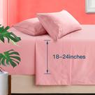 Conjunto de lençóis Manyshofu Extra Deep Pocket Queen 1800TC de microfibra