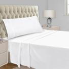 Conjunto de lençóis Mejoroom Hotel Collection Twin, 3 peças, branco