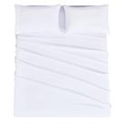 Conjunto de lençóis Mejoroom Hotel Luxury 1800 em tamanho real branco
