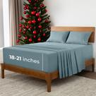 Conjunto de lençóis Mellanni Extra Deep Split King Iconic Collection
