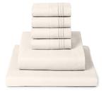 Conjunto de lençóis Mellanni Iconic Collection Queen de 6 peças Golden Ivory