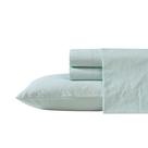 Conjunto de lençóis Nautica Twin XL Cotton Percale Crisp & Cool White