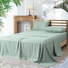 Conjunto de lençóis PHF Cooling King Size Rayon, bambu e poliéster