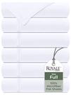 Conjunto de lençóis planos Royale Linens Soft 1800 Microfiber, pacote completo com 6 Conjunto de lençóis planos Royale Linens Soft 1800 Microfiber, pacote completo com 6
