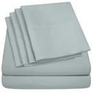 Conjunto de Lençóis Queen Sweet Home Collection - 6 Peças - Cor Slate
