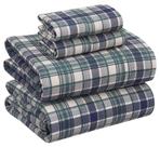 Conjunto de lençóis RUVANTI 100% algodão California King 4 peças verdes