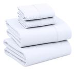 Conjunto de lençóis RUVANTI 100% algodão California King 4 peças