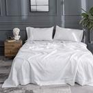Conjunto de lençóis Simple & Opulence Belgian Linen Queen Size branco Conjunto de lençóis Simple & Opulence Belgian Linen Queen Size branco