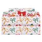 Conjunto de lençóis Softan Kids Full Size Microfiber Christmas