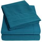 Conjunto de lençóis Sweet Home Collection 1500 Supreme Queen Teal