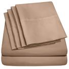 Conjunto de Lençóis Sweet Home Collection Supreme 1500 - Twin XL Taupe Conjunto de Lençóis Sweet Home Collection Supreme 1500 - Twin XL Taupe