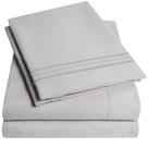 Conjunto de Lençóis Sweet Home Collection Supreme Queen 1500 - Prata