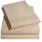 Conjunto de Lençóis Sweet Home Collection Supreme Taupe 1500