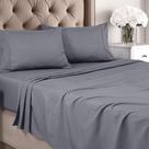 Conjunto de lençóis Utopia Bedding King Brushed Microfiber Grey