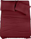 Conjunto de lençóis Utopia Bedding King Size 4 peças Borgonha