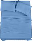 Conjunto de lençóis Utopia Bedding, microfibra totalmente escovada, azul holandês