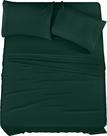Conjunto de lençóis Utopia Bedding, microfibra totalmente escovada, esmeralda
