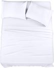 Conjunto de lençóis Utopia Bedding Queen Brushed Microfiber White Conjunto de lençóis Utopia Bedding Queen Brushed Microfiber White