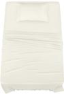 Conjunto de lençóis Utopia Bedding Twin Brushed Microfiber Ivory Conjunto de lençóis Utopia Bedding Twin Brushed Microfiber Ivory