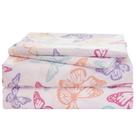 Conjunto de lençóis Yibeizi Butterfly Full Size Microfiber 4 peças