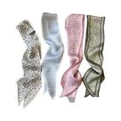 Conjunto De Lenços De Seda E Cetim Femininos 4 Peças: Faixas De Cabelo, Acessórios De Cabeça, Laços