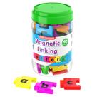 Conjunto de letras de ligação magnética The Learning Journey 40 unidades Conjunto de letras de ligação magnética The Learning Journey 40 unidades