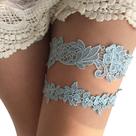 Conjunto de ligas de casamento Taube Stretchy Lace Leg Garter Bride Conjunto de ligas de casamento Taube Stretchy Lace Leg Garter Bride