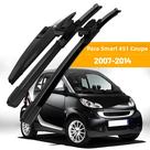 Conjunto De Limpadores De Para-brisa Dianteiro E Traseiro Para Smart ForTwo 451 Coupe 2007-2014, Conjunto De Limpadores De Para-brisa Dianteiro E Traseiro Para Smart ForTwo 451 Coupe 2007-2014,