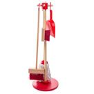 Conjunto de limpeza de madeira Bigjigs Toys com vassoura, es