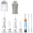 Conjunto de limpeza de mamadeiras Ariseno 5 em 1 sem BPA (cinza)