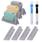 Conjunto de limpeza de trilhos de janela Bestylez Magic com 4 escovas de esponja
