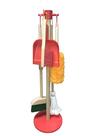 Conjunto de limpeza JustForKids de madeira removível para crianças, 6 peças