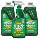 Conjunto de limpeza: spray multiuso verde simples com recarga de 1 litro