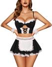 Conjunto de lingerie Avidlove Sexy Cosplay Maid Costume para mulheres