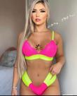 Conjunto de lingerie com bojo e fio duplo