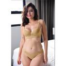 Conjunto de Lingerie com Qualidade Luxo Sutiã com Bojo e Calcinha Fio e Tanga Conjunto de Lingerie com Qualidade Luxo Sutiã com Bojo e Calcinha Fio e Tanga
