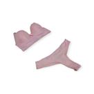 Conjunto de lingerie fio duplo fecho triplo conquista c bojo