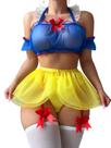 Conjunto de lingerie Mixxmix Sexy Halloween Party Blue M